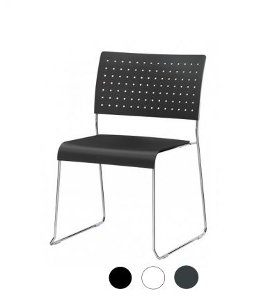 Chaise de conférence empilable