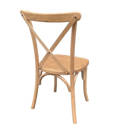 Chaise de réception crossback empilable
