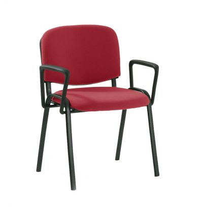 Chaise de réunion avec option accoudoirs et tablette