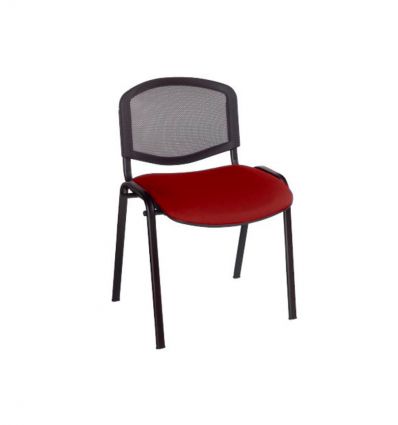 Chaise de réunion avec option accoudoirs et tablette