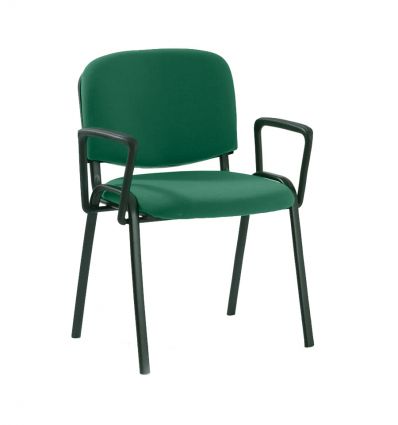 Chaise de réunion avec option accoudoirs et tablette