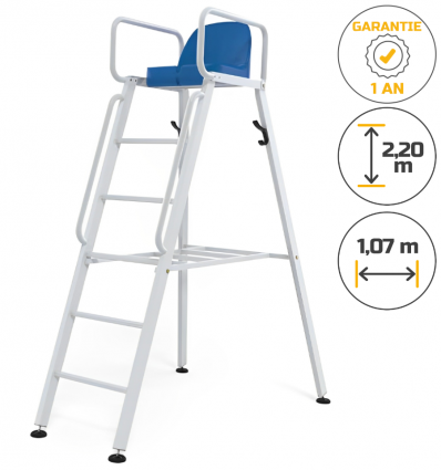 Chaise haute surveillance plage