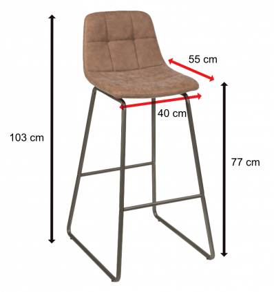 Chaise haute vintage