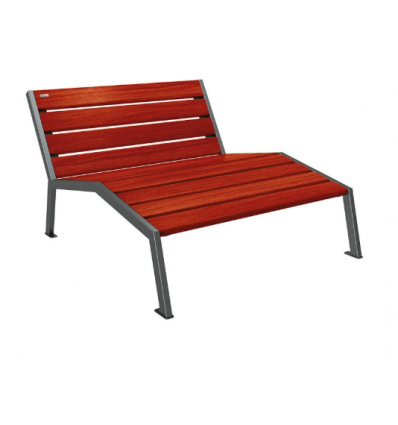 Chaise Longue Mobilier Urbain en Bois