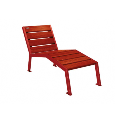 Chaise Longue Mobilier Urbain en Bois