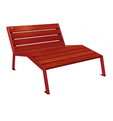 Chaise Longue Mobilier Urbain en Bois