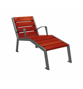 Chaise Longue Mobilier Urbain en Bois
