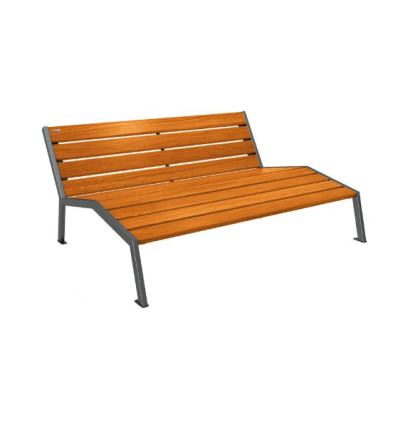 Chaise Longue Mobilier Urbain en Bois