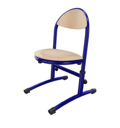 Chaise maternelle réglable en hauteur