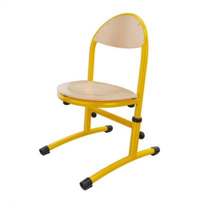 Chaise maternelle réglable en hauteur