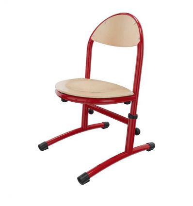 Chaise maternelle réglable en hauteur