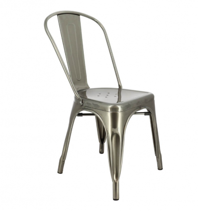 Chaise métal insdustriel