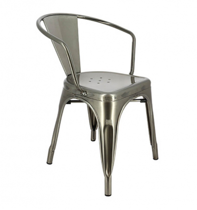 Chaise métal insdustriel