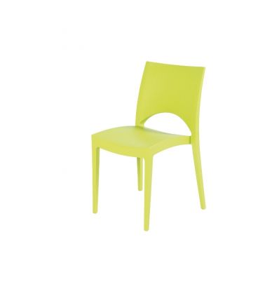 Chaise monobloc empilable