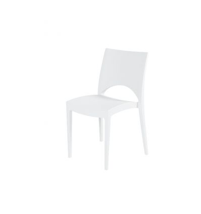 Chaise monobloc empilable