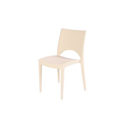 Chaise monobloc empilable