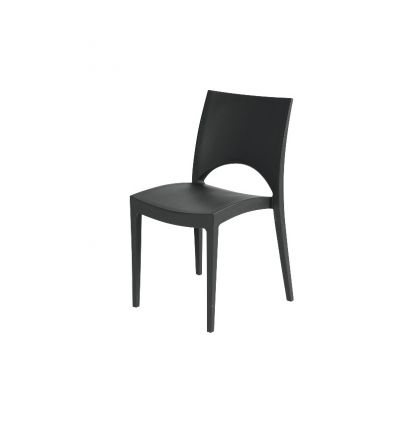 Chaise monobloc empilable