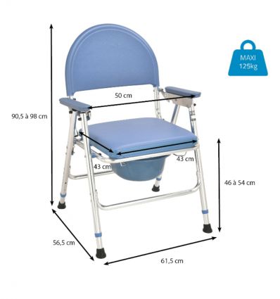 Chaise percée pliante