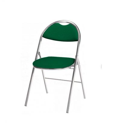 Chaise pliante de réunion en tissu
