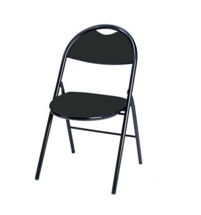 Chaise pliante de réunion en tissu