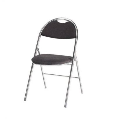 Chaise pliante de réunion en tissu