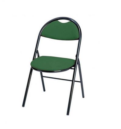 Chaise pliante de réunion en tissu