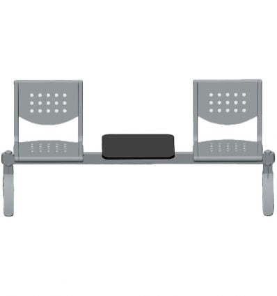 Chaise poutre salle d'attente métal