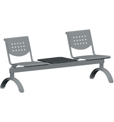 Chaise poutre salle d'attente métal