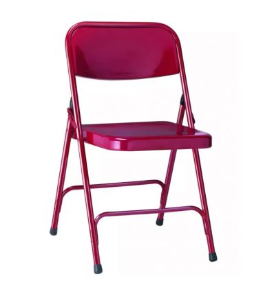 Chaise salle des fêtes pliante en acier