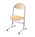 Chaise scolaire appui sur table réglable en hauteur