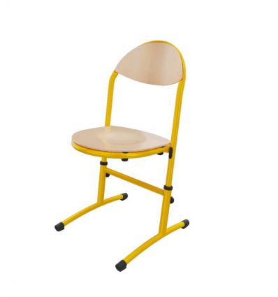 Chaise scolaire appui sur table réglable en hauteur