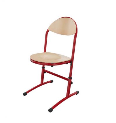 Chaise scolaire appui sur table réglable en hauteur