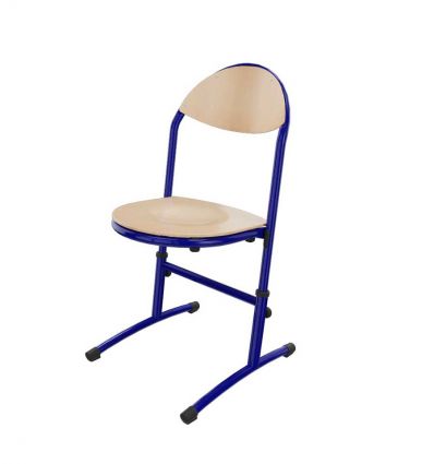 Chaise scolaire appui sur table réglable en hauteur