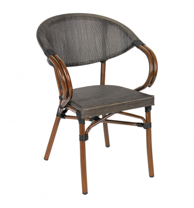 Fauteuil bistrot parisien textilène