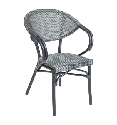 Fauteuil bistrot parisien textilène