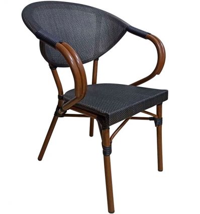 Fauteuil bistrot parisien textilène