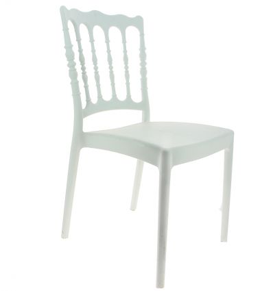 Chaises de réception empilable extérieur