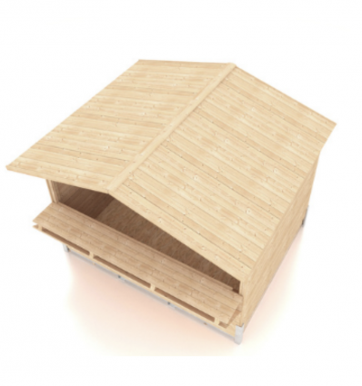 Chalet bois pliable 6m2