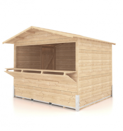Chalet bois pliable 6m2