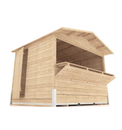 Chalet bois pliable 6m2