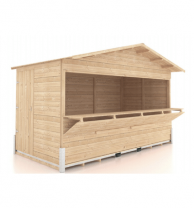 Chalet bois pliable 8m2