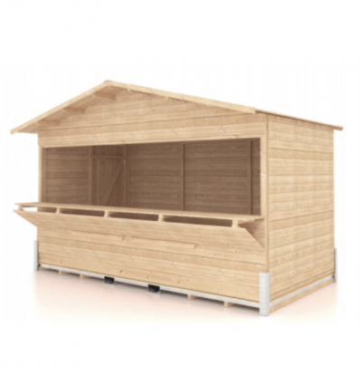 Chalet bois pliable 8m2