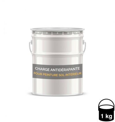 Charge antidérapante pour peinture intérieure