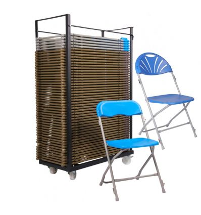 Chariot chaise pliante - Capacité 50 chaises