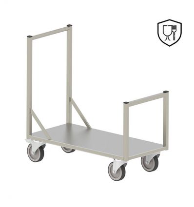 Chariot à farine en inox