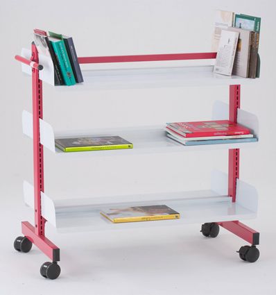 Chariot à livres bibliothèque