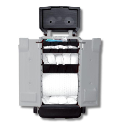 Chariot d'intervention absorbant 90 L