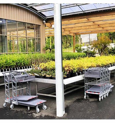 Chariot de magasin de bricolage