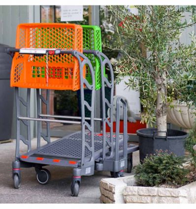 Chariot de magasin de bricolage