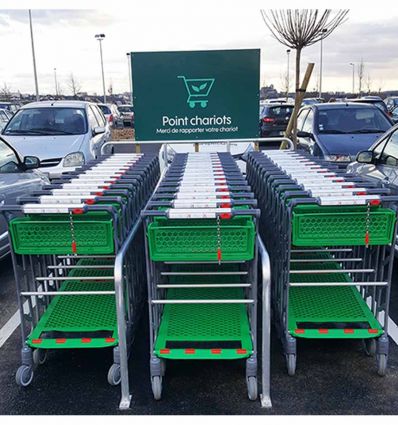 Chariot de magasin de bricolage